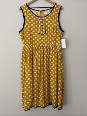 Tulip B Polka Dot Sleeveless Midi Dress